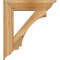 Ekena Millwork Imperial Traditional Rough Sawn Bracket w/ Offset Brace, Western Red Cedar, 8"W x 32"D x 36"H BKT0806X32X36IMP01RWR - alternate 4